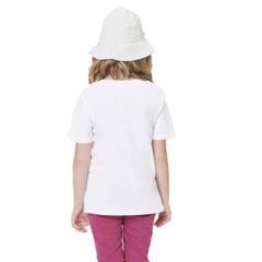 Mayawye Girls Cotton Akashi Half Sleeve TShirt (White)
