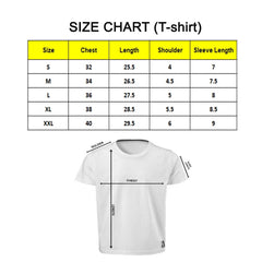 Mayawye Men's PC Cotton Tention Lene Ka Nahi Dene Ka Printed T Shirt (Color: White, Thread Count: 180GSM)