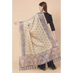Mayawye Women's Art Silk Printed Dupatta (Gold, Length: 2.25 to 2.50 Mtr)