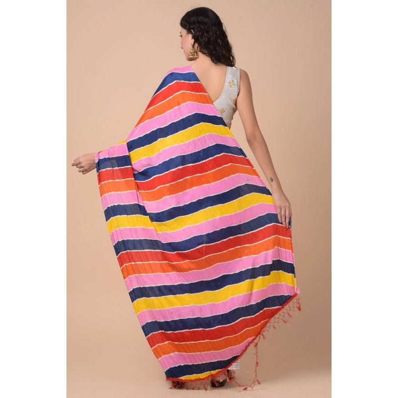 Mayawye Women's Chanderi Printed Dupatta (Multicolor, Length: 2.25 to 2.50 Mtr)