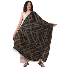 Mayawye Women's Chanderi Printed Dupatta (Multicolor, Length: 2.25 to 2.50 Mtr)
