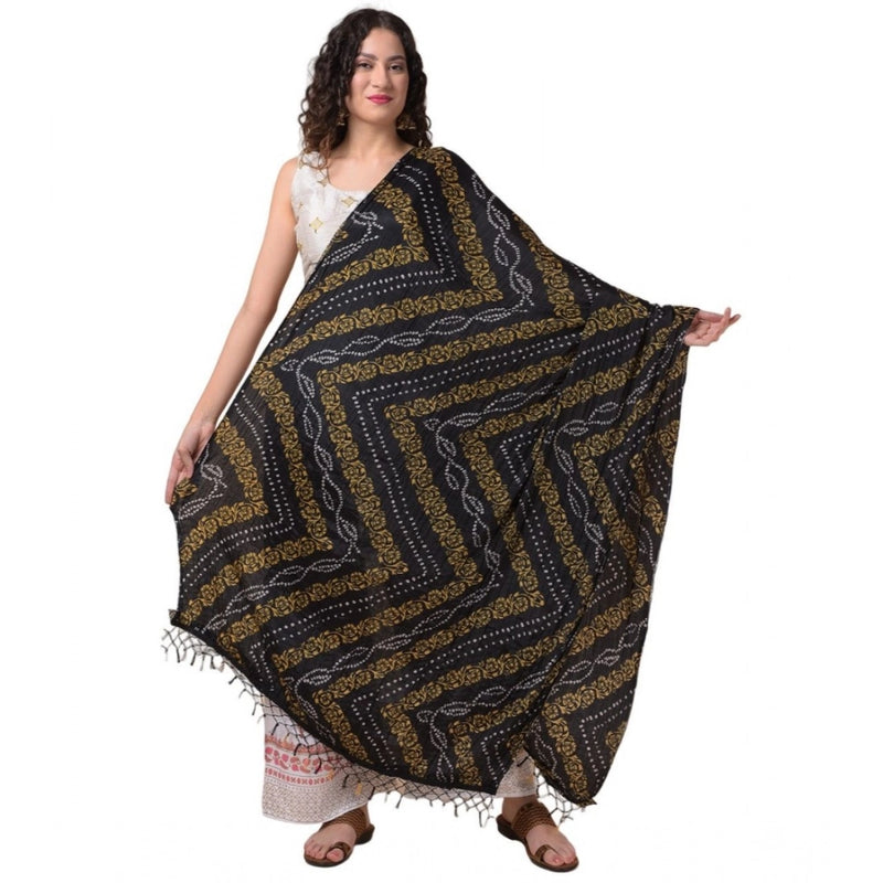 Mayawye Women's Chanderi Printed Dupatta (Multicolor, Length: 2.25 to 2.50 Mtr)