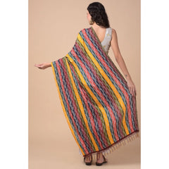 Mayawye Women's Chanderi Printed Dupatta (Multicolor, Length: 2.25 to 2.50 Mtr)