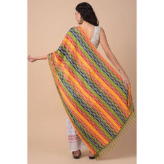 Mayawye Women's Chanderi Printed Dupatta (Multicolor, Length: 2.25 to 2.50 Mtr)