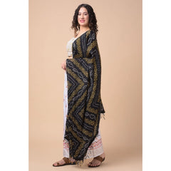 Mayawye Women's Chanderi Printed Dupatta (Multicolor, Length: 2.25 to 2.50 Mtr)