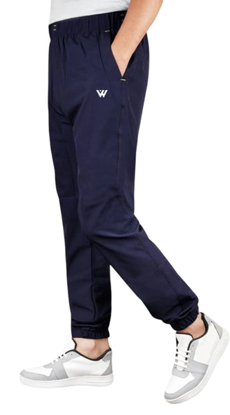 Mayawye Men's Polyster Solid Track Pant-Lower (Navy Blue)