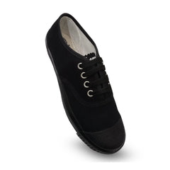 Mayawye Unisex Cotton School Shoe Lace-Up (Black)