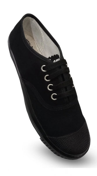 Mayawye Unisex Cotton School Shoe Lace-Up (Black)
