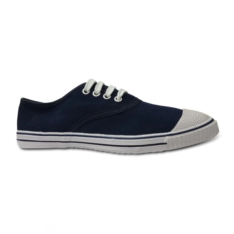 Mayawye Unisex Cotton School Shoe Lace-Up (Navyblue)