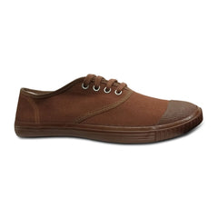 Mayawye Unisex Cotton School Shoe Lace-Up (Brown)