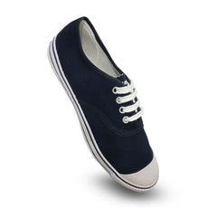 Mayawye Unisex Cotton School Shoe Lace-Up (Navyblue)