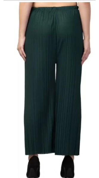 Mayawye Women's Casual Cotton Blend Striped Bottomwear (Blue)