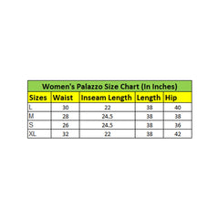 Mayawye Women's Casual Cotton Cambric Solid Elastic Palazzo Trousers (White)