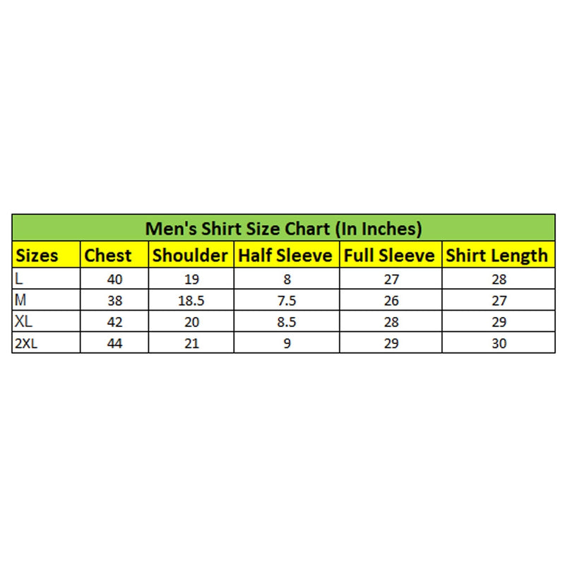 Mayawye Men's Casual Cotton Half Sleeve Solid Shirt (Green)
