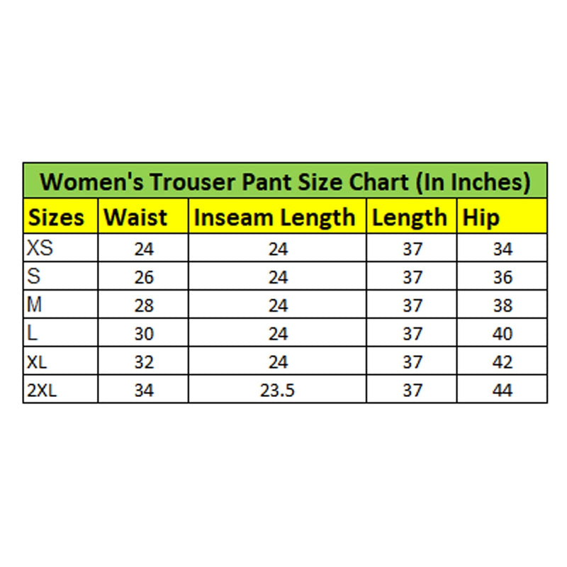 Mayawye Women's Polyester Checkered Elasticated Trousers (Black - White)