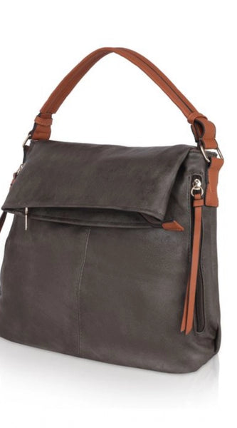 Mayawye Women's Faux Leather Solid Sling Bag (Green)