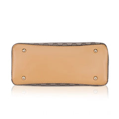 Mayawye Women's Faux Leather Printed Handbag (Camel)