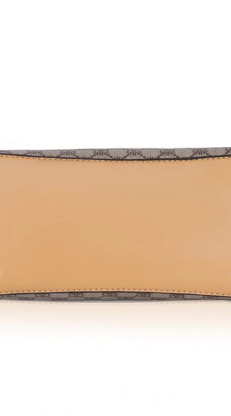 Mayawye Women's Faux Leather Printed Handbag (Camel)
