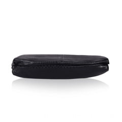 Mayawye Women's Faux Leather Textured Sling Bag (Black)