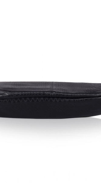 Mayawye Women's Faux Leather Textured Sling Bag (Black)