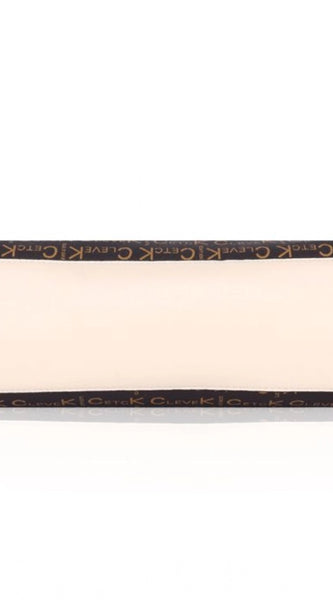 Mayawye Women's Faux Leather Printed Handbag (Beige)