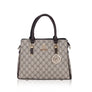 Mayawye Women's Faux Leather Printed Handbag (Coffee)