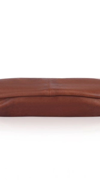 Mayawye Women's Faux Leather Solid Sling Bag (Brown)