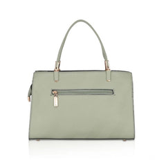 Mayawye Women's Faux Leather Textured Adjustable Long Belt Handbag (Green)