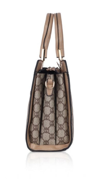Mayawye Women's Faux Leather Printed Handbag (Hilver)