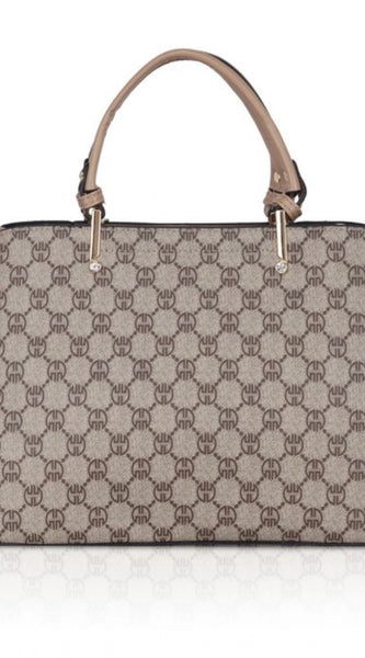 Mayawye Women's Faux Leather Printed Handbag (Hilver)