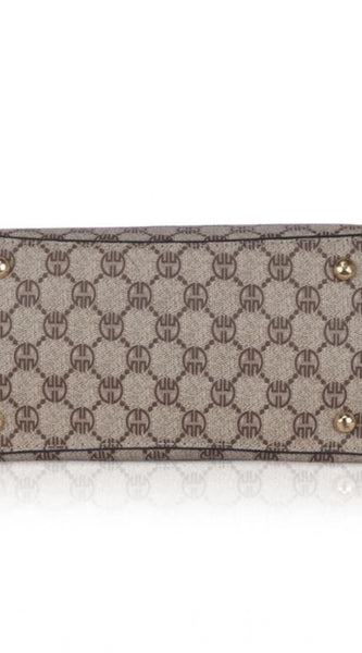 Mayawye Women's Faux Leather Printed Handbag (Hilver)