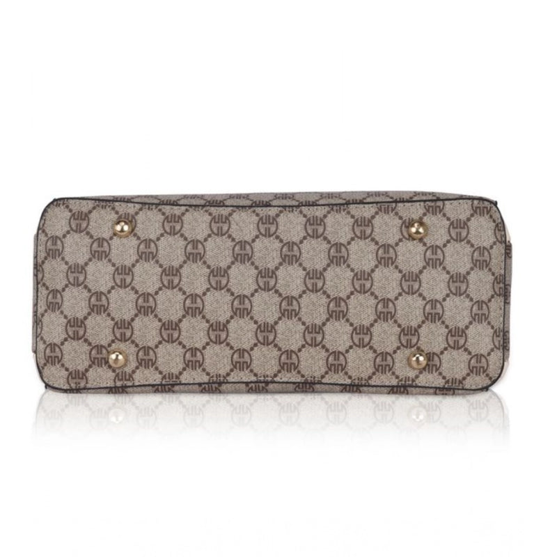 Mayawye Women's Faux Leather Printed Handbag (Hilver)