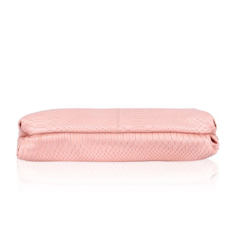Mayawye Women's Faux Leather Textured Sling Bag (Pink)