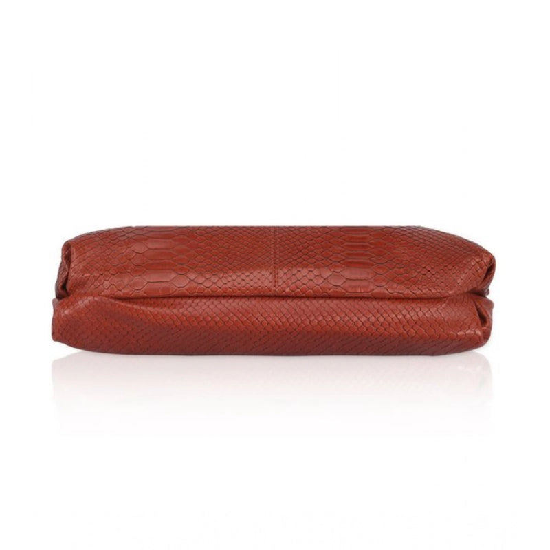 Mayawye Women's Faux Leather Textured Sling Bag (Brown )