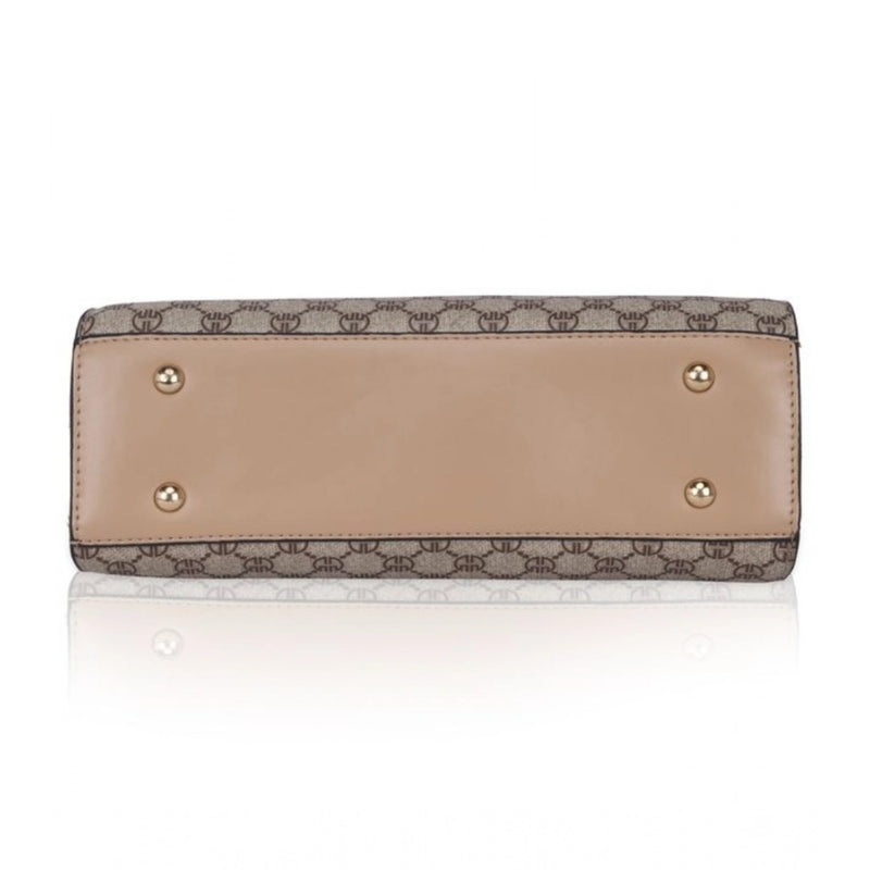 Mayawye Women's Faux Leather Printed Handbag (Hilver)