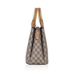 Mayawye Women's Faux Leather Printed Handbag (Camel)