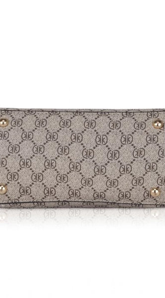 Mayawye Women's Faux Leather Printed Handbag (Camel)