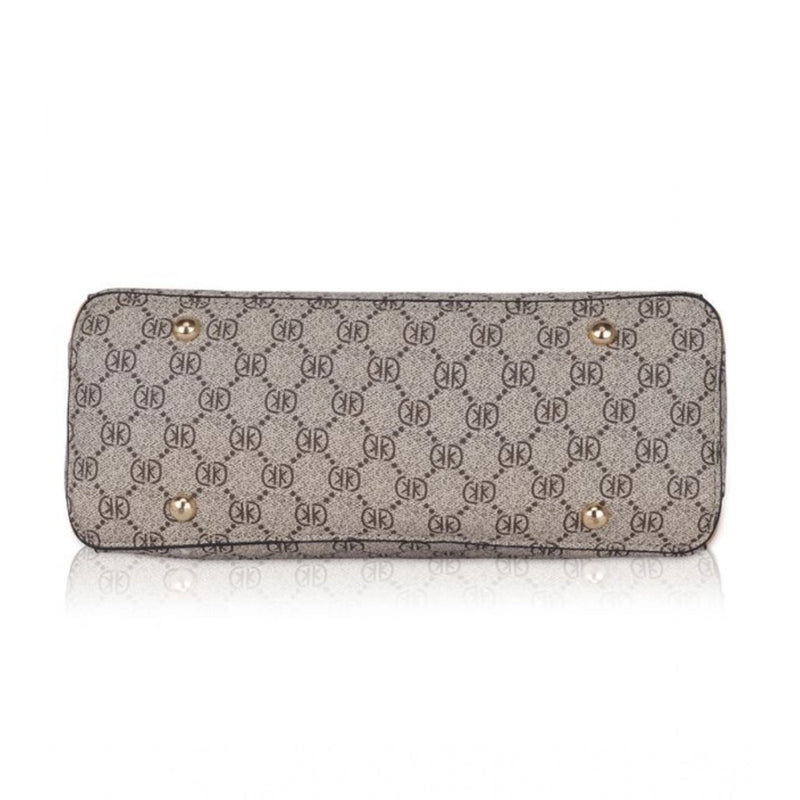 Mayawye Women's Faux Leather Printed Handbag (Camel)