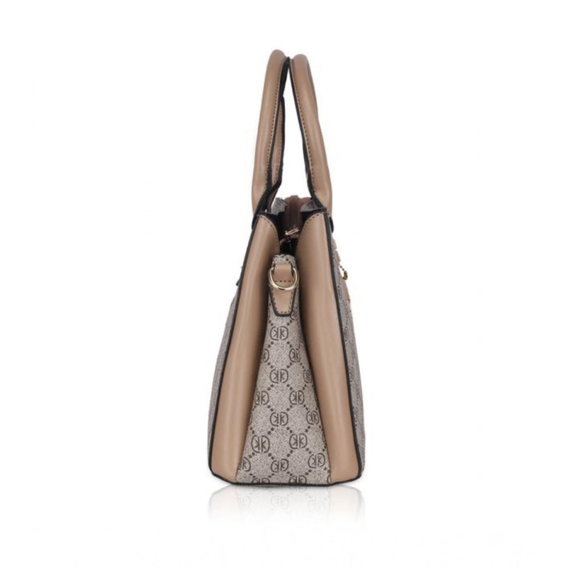 Mayawye Women's Faux Leather Printed Handbag (Hilver)