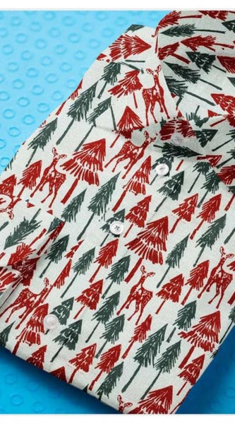 Mayawye Men's Cotton Blended Printed Full Sleeve Shirt (Multicolor)