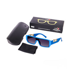 Mayawye Classic Unisex UV400 Protection Sunglasses (Blue)