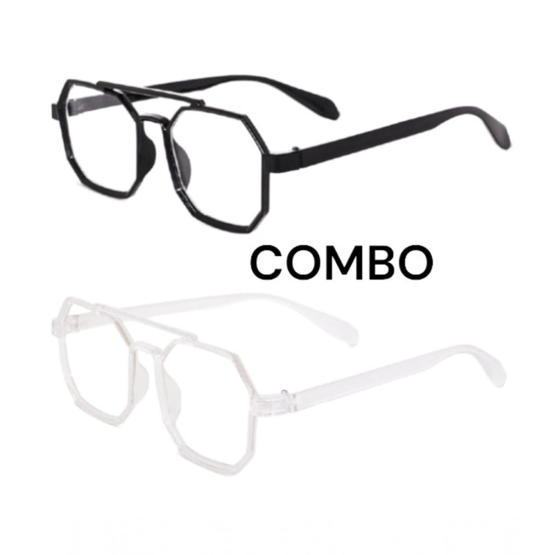 Mayawye Pack Of 2 Classic Unisex UV400 Protection Sunglasses (MultiColor)