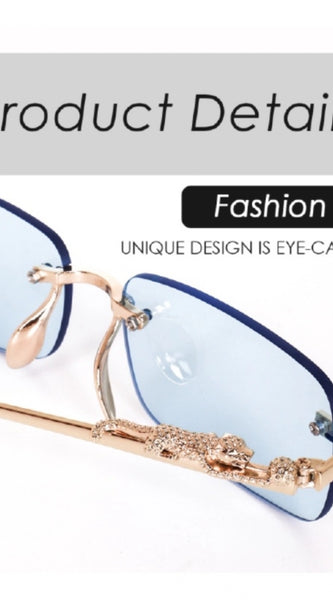 Mayawye Classic Unisex UV400 Protection Sunglasses (Gold)