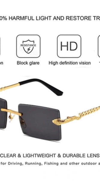 Mayawye Classic Unisex UV400 Protection Sunglasses (Black)