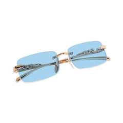 Mayawye Classic Unisex UV400 Protection Sunglasses (Gold)