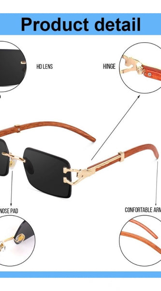 Mayawye Classic Unisex UV400 Protection Sunglasses (Black)