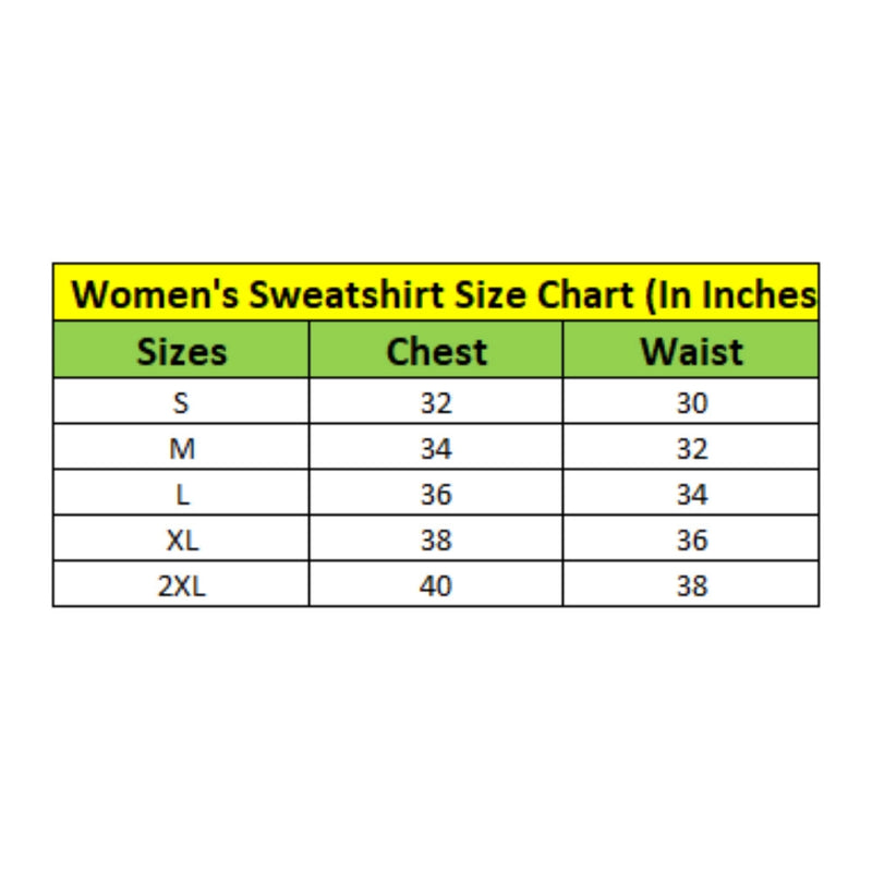 Mayawye Women's Fleece Solid Long Sleeves Sweatshirt (Navy)