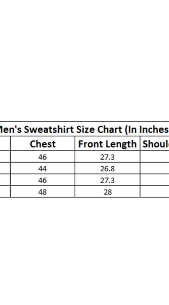 Mayawye Men's Casual Fleece Solid Round Neck Long Sleeves Sweatshirt (Orange)