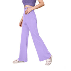 Mayawye Women's Polyester Cow Pattern Pant (Pruple)