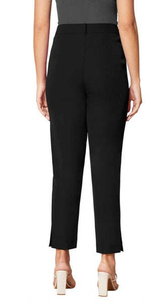 Mayawye Women's Polyester Solid With Pocket Pant (Black)